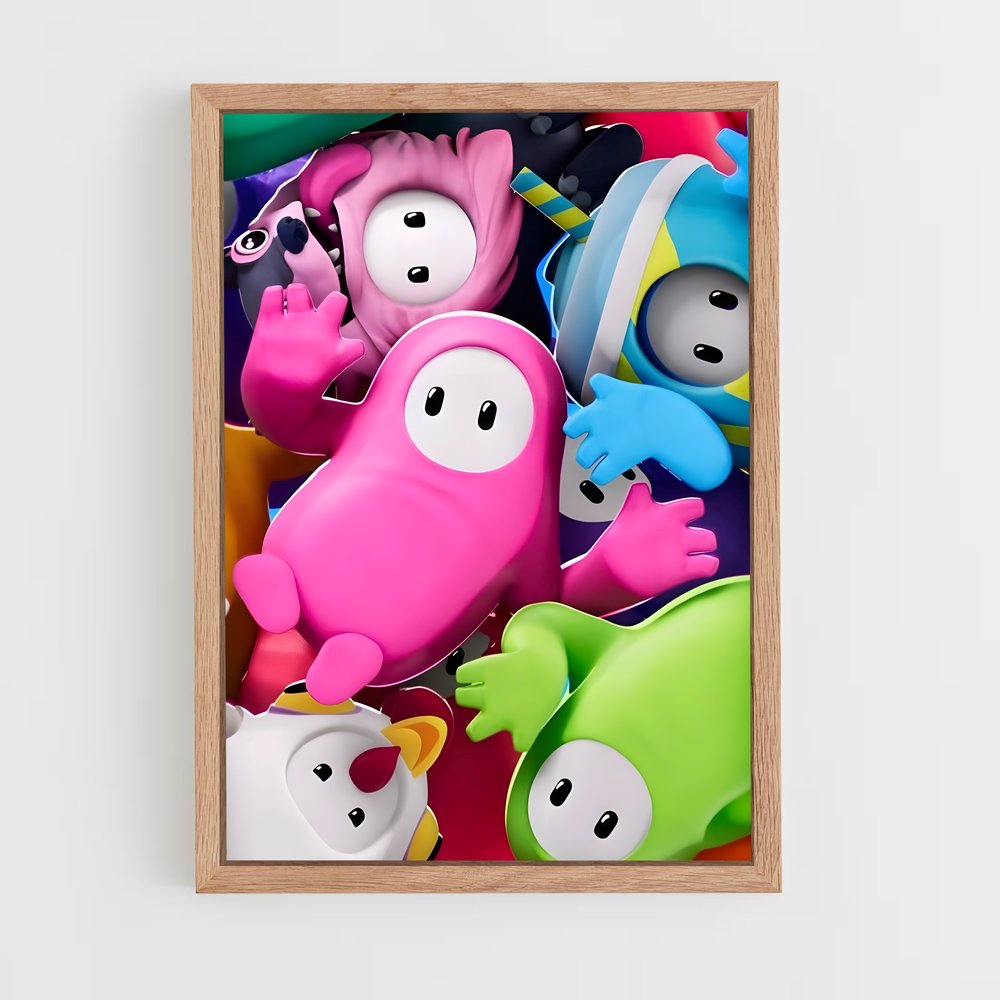 Poster Toy Party – affiche Fall guys (vue 4)